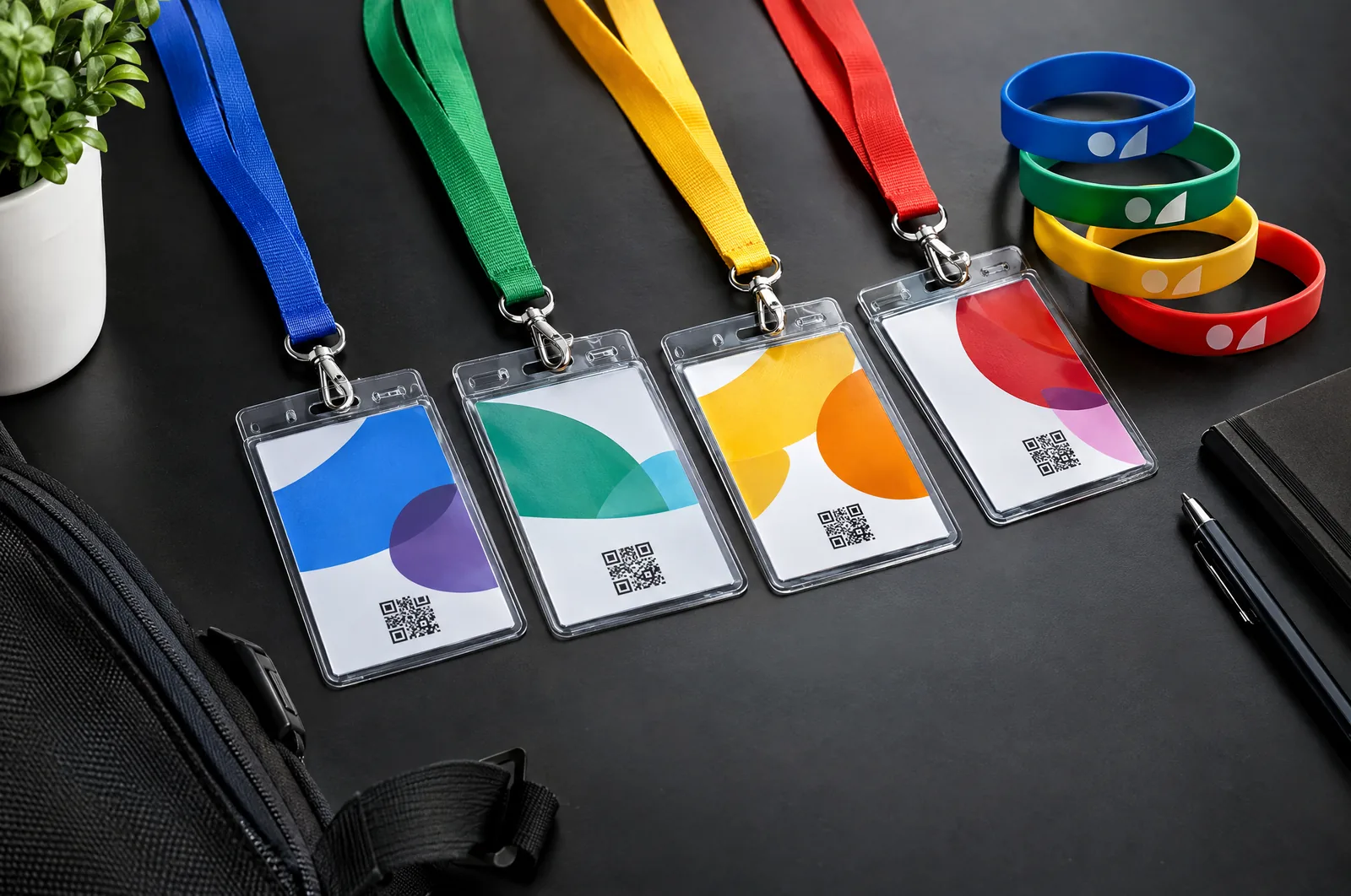 Acreditaciones, cordones y pulseras